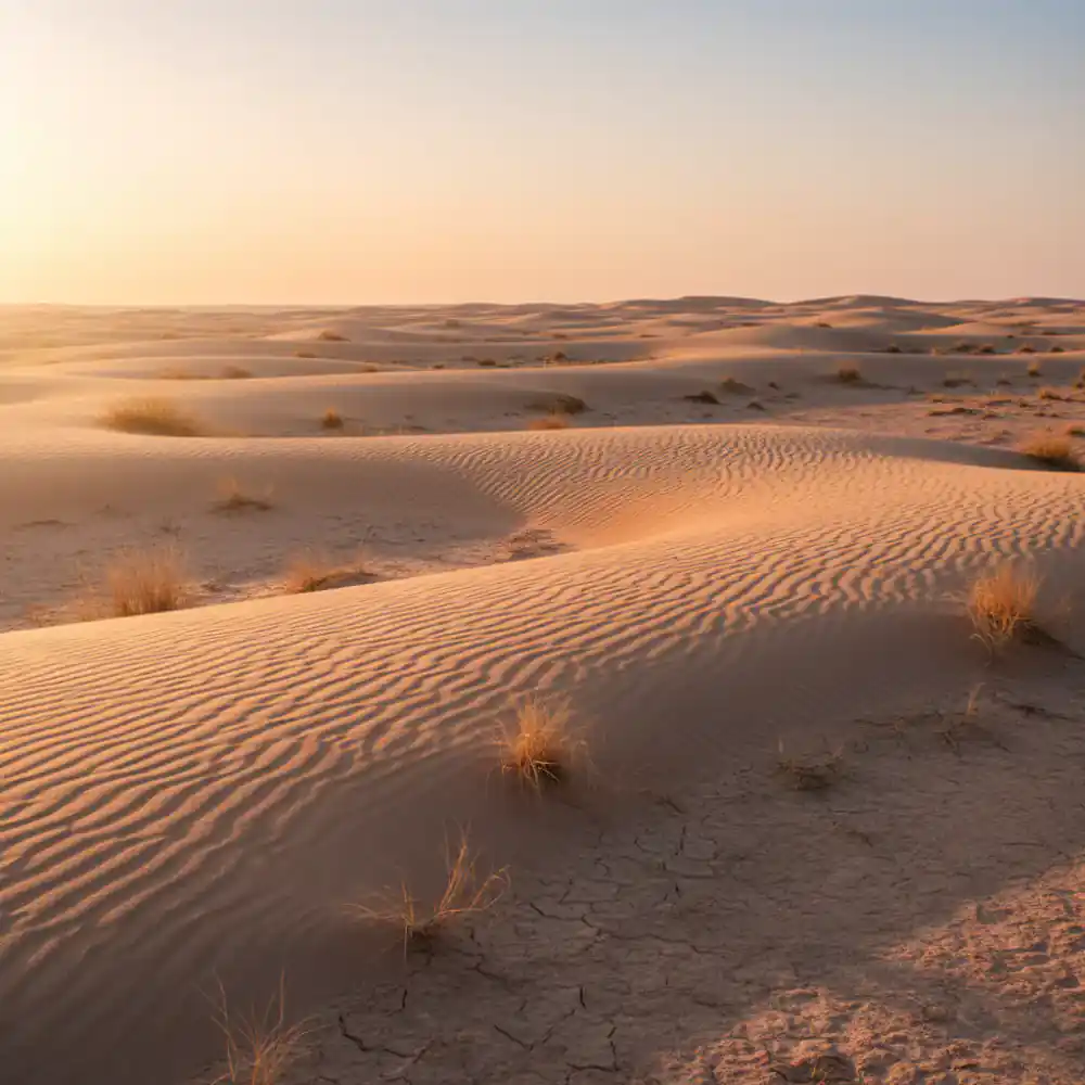 Dunas y terreno árido