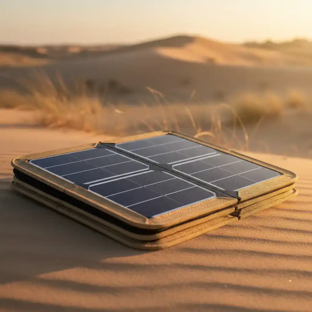 Panel solar plegable